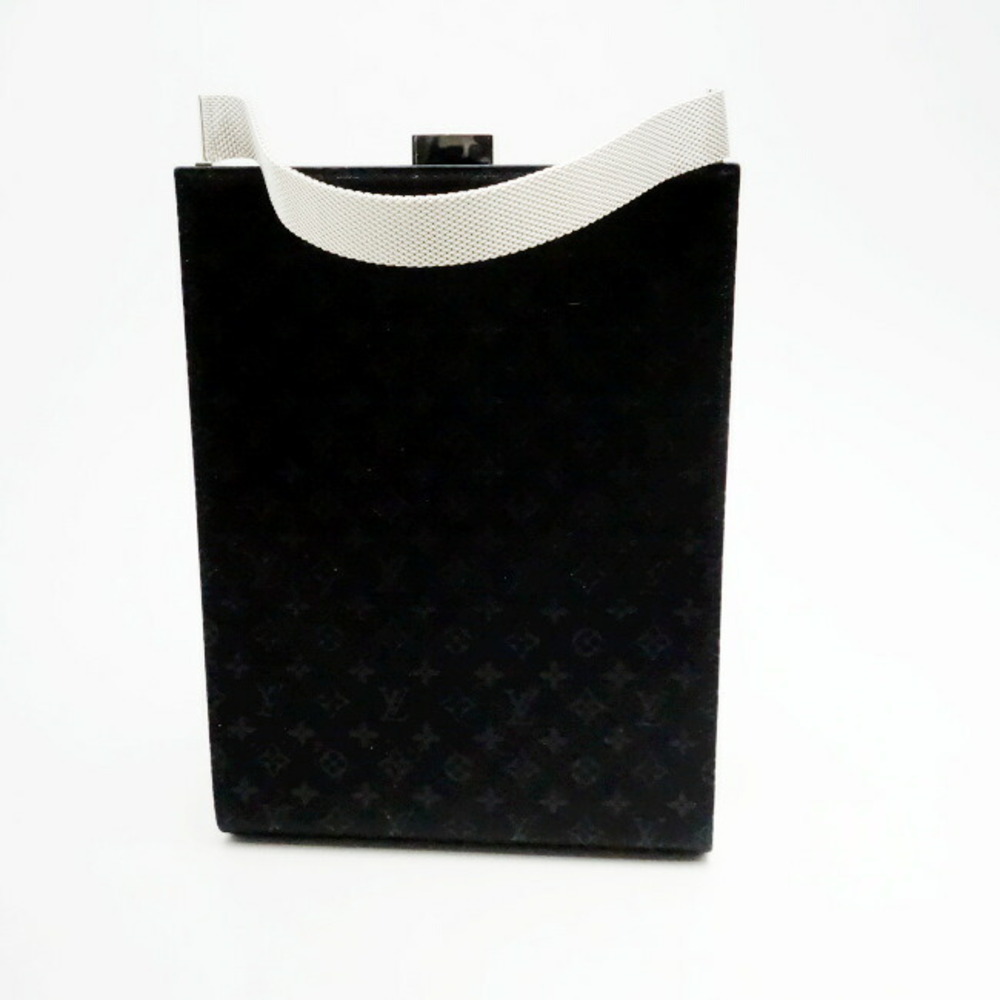 Louis Vuitton Bag Handbag Monogram Satin Ange Noir Black